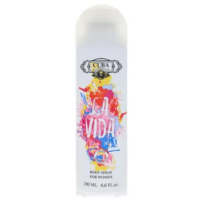 Fragluxe 2pcs Combo Gift Set Cuba La Vida By  Body Spray 6.6 oz For Women In Multi
