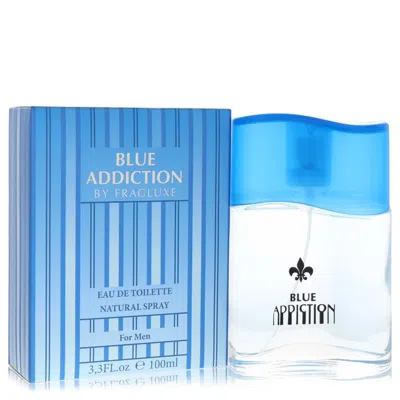 Fragluxe 2pcs Combo Gift Set  Blue Addiction By  Eau De Toilette Spray 3.3 oz For Men