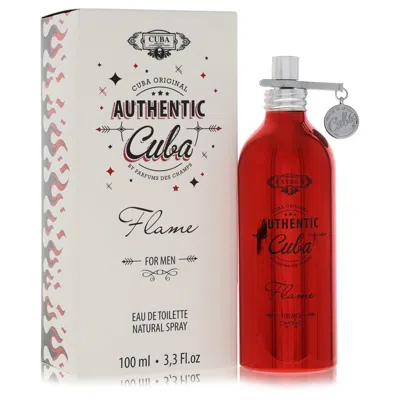 Fragluxe Cuba Authentic Flame By  Eau De Toilette Spray 3.3 oz For Men In Multi