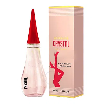Fragluxe Ladies Crystal Women Edt Spray 3.4 oz Fragrances 5425039221168 In Pink