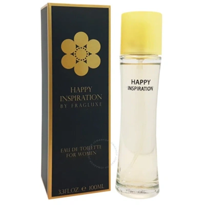 Fragluxe Ladies Happy Inspiration Edt Spray 3.4 oz Fragrances 5425017734482 In Green