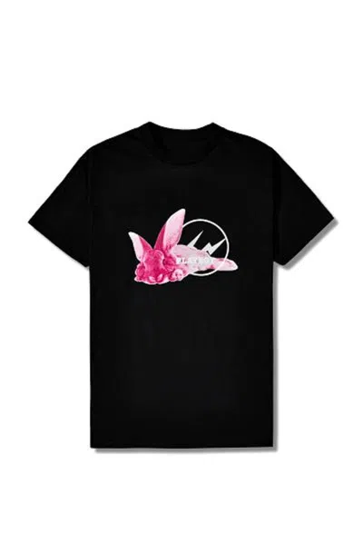 Pre-owned Fragment Meets Playboy Pink Bunny Tee Shirt In Black