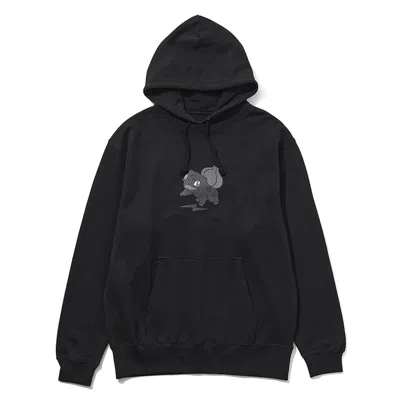 Pre-owned Fragment X Pokemon Bulbasaur Thunderbolt Project X Sequence Miyashita Park Front Print Hoodie In Black