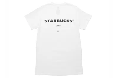 Pre-owned Fragment X Starbucks Myst T-shirt White