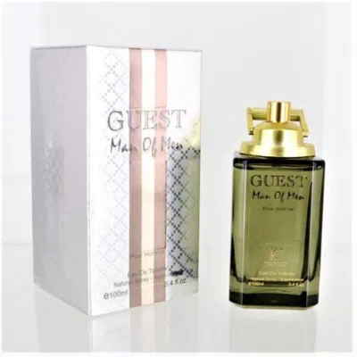 Fragrance Couture Men's Guest Man Of Men Edt Spray 3.4 oz Fragrances 8439627599239 In Transparent