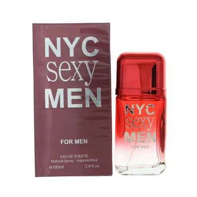 Fragrance Couture Men's Nyc Sexy Men Edt Spray 3.4 oz Fragrances 8439627605794 In Transparent