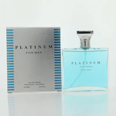 Fragrance Couture Men's Platinum Edp Spray 3.4 oz Fragrances 8439627581739 In Transparent