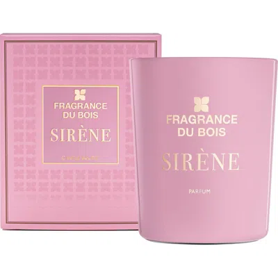 Fragrance Du Bois Sirène Candle Bougie In Pink