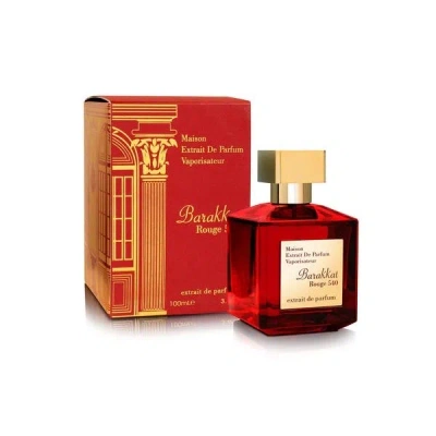 Fragrance World Barakkat Rouge 540 Perfume For Unisex Extrait De Parfum Spray 3.4 oz