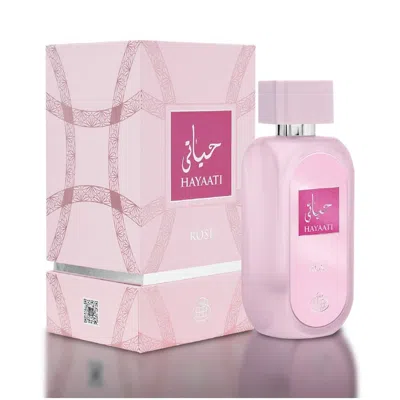 Fragrance World Ladies Hayaati Rose Edp Spray 3.4 oz Fragrances 6290360373218