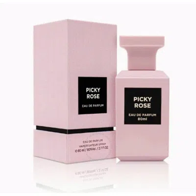 Fragrance World Ladies Picky Rose Edp Spray 2.7 oz Fragrances 6291108324400 In White