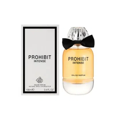 Fragrance World Ladies Prohibit Intense Edp Spray 3.38 oz Fragrances 6291108324899