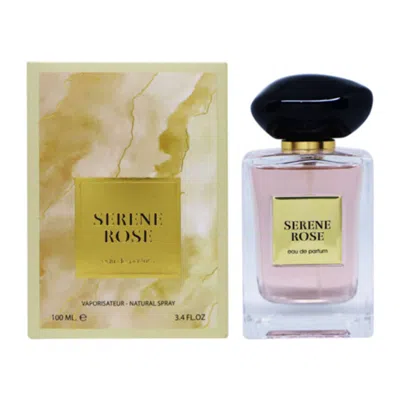 Fragrance World Ladies Serene Rose Edp Spray 3.38 oz Fragrances 6290360371740