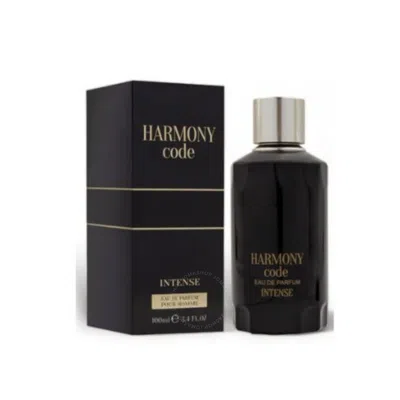 Fragrance World Men's Harmony Code Intense Edp Spray 3.38 oz Fragrances 6290360371160 In White