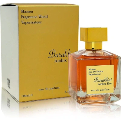 Fragrance World Unisex Barakkat Ambre Eve Edp Spray 3.4 oz Fragrances 6291108328088 In N/a