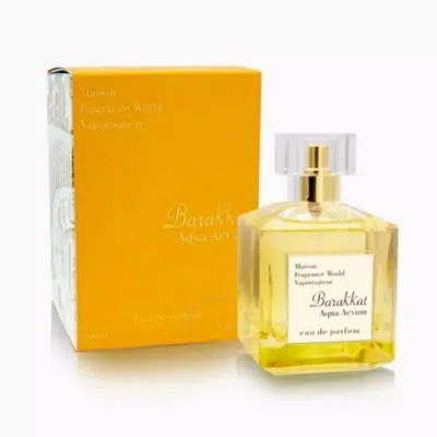 Fragrance World Unisex Barakkat Aqua Aevum Edp Spray 3.4 oz Fragrances 6291108328736 In White