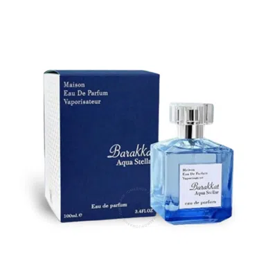 Fragrance World Unisex Barakkat Aqua Stellar Edp Spray 3.38 oz Fragrances 6291108328750 In White