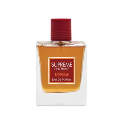 Fragrance World Unisex Supreme L'homme Extreme Edp Spray 3.38 oz (tester) Fragrances 0601387524958 In Orange