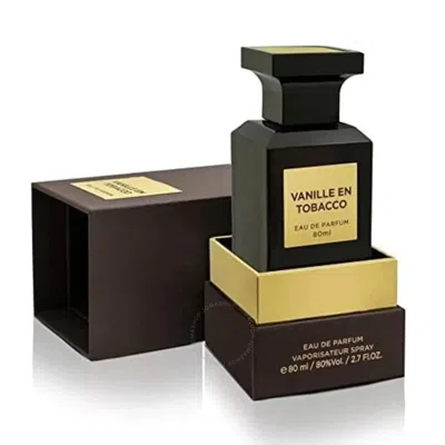 Fragrance World Unisex Vanille En Tobacco Edp Spray 2.7 oz Fragrances 6291108326688 In N/a