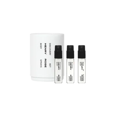 Fragrancehenryrose Body Spray Discovery Set