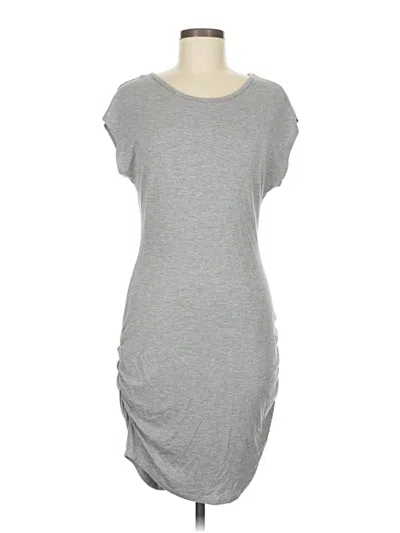 Pre-owned Fraiche By J Casual Dress In Gray
