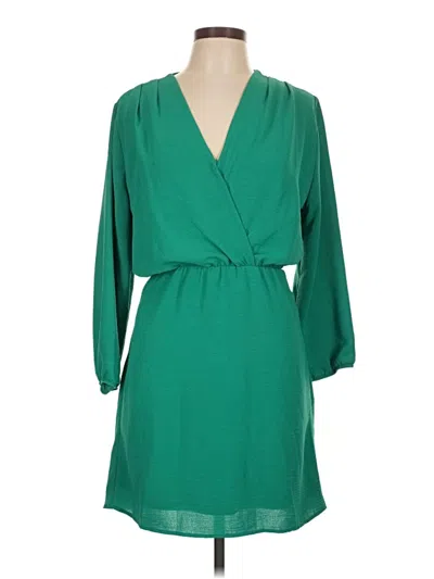 Pre-owned Fraiche By J Casual Dress In Green