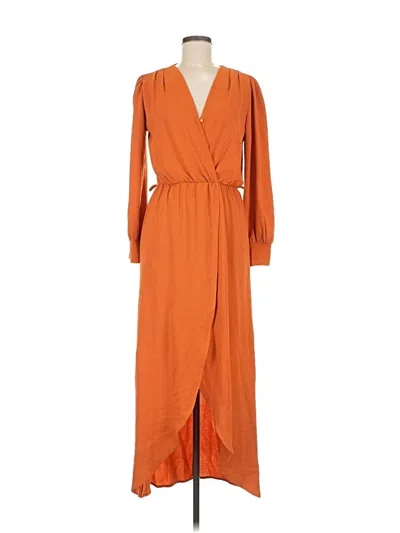 Pre-owned Fraiche By J Casual Dress In Orange