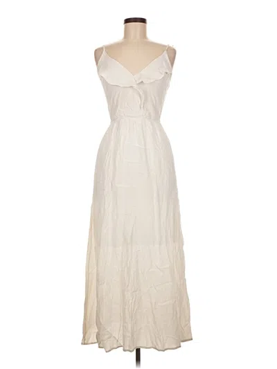 Pre-owned Fraiche By J Casual Dress In White