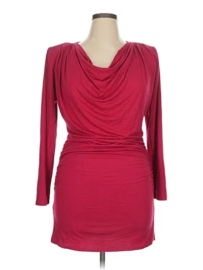 Pre-owned Fraiche By J Cocktail Dress In Burgundy