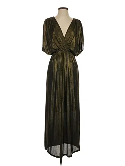 Pre-owned Fraiche By J Cocktail Dress In Gold