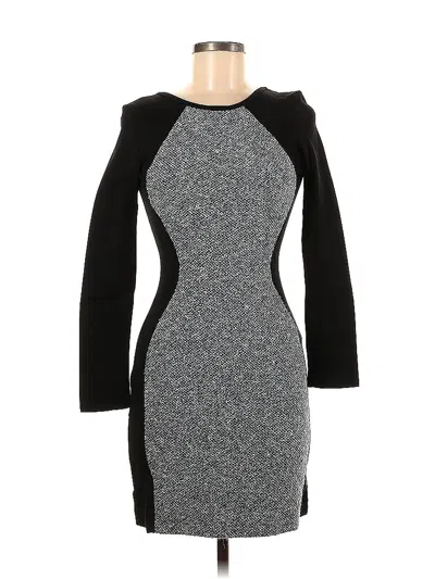 Pre-owned Fraiche By J Cocktail Dress In Gray