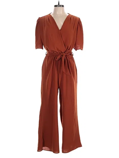Pre-owned Fraiche By J Jumpsuit In Brown