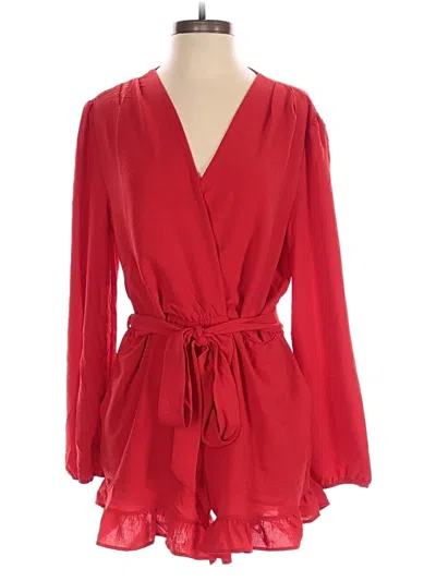 Pre-owned Fraiche By J Romper In Red