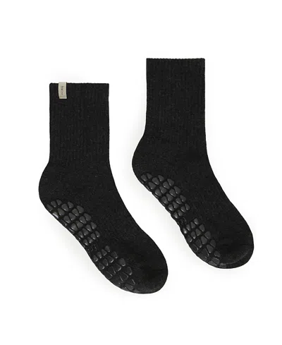 Fraise Classic Crew Grip Sock In Black