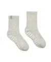 Fraise Classic Crew Grip Sock In Gray