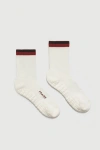 Fraise Goji Striped Crew Grip Socks In Multi