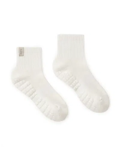Fraise Quarter Crew Grip Sock In Neutral
