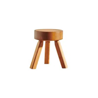 Pre-owned Frama Authentic  Aml Stool In Pine Color By  In Brown