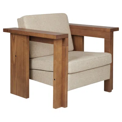 Pre-owned Frama Contemporary Chair 'symmetry Lounge' By Studio 0405 X , Ash Wood In Brown