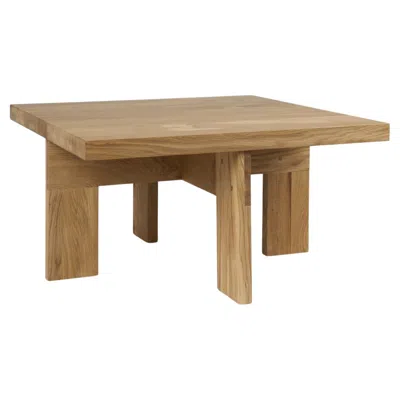Pre-owned Frama Contemporary Coffee Table 'farmhouse' By , Natural Oak, Square In Brown