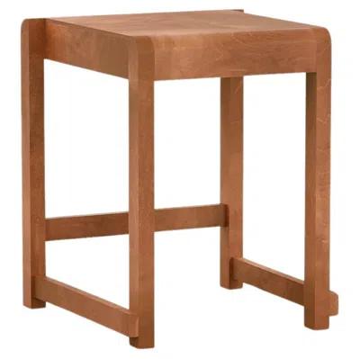 Pre-owned Frama Contemporary Low Stool '01' By , Warm Brown Birch