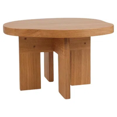 Pre-owned Frama Contemporary Side Table 'farmhouse' By , Natural Oak, Pond In Brown