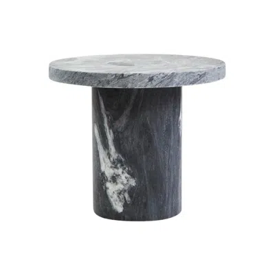 Pre-owned Frama Contemporary Side Table 'sintra' By , Black Marble Edition, Small