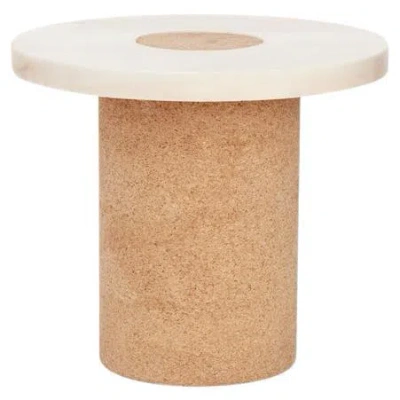 Pre-owned Frama Contemporary Side Table 'sintra' By Nicholai Wiig-hans X , White, Small In Brown