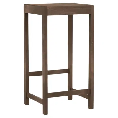 Pre-owned Frama Contemporary Stool '01' By , Dark Brown Birch, Seat H.76