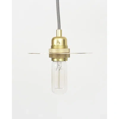 Frama Geometric Shade With Pendant Light - Circle Shade In Brass;brass;brass
