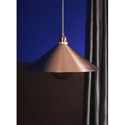 Frama Geometric Shade With Pendant Light - Cone Shade In Copper