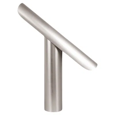 Pre-owned Frama T-lamp, Brushed Steel, Modern Design, Denmark, Adjustable Height In Transparent