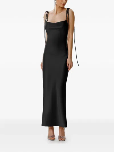Framboise Jodie Sleeveless Maxi Dress In Black