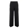 Framboise Women's Amalfi Long Black Wool Pants In Black